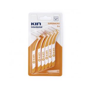 ESCOVA DENTAL KIN INTERDENTAL SUPERMICRO 0,7MM 6UN