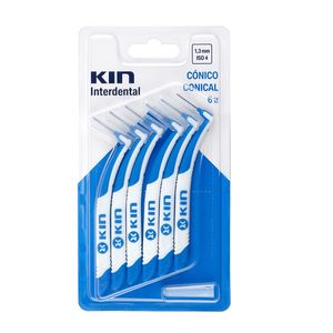 ESCOVA DENTAL KIN INTERDENTAL CONICO 1,3MM 6UN