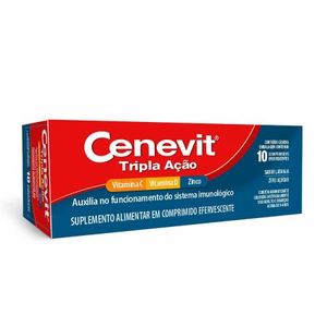 CENEVIT TRIPLA AÇAO EFERVESCENTE 10CPR