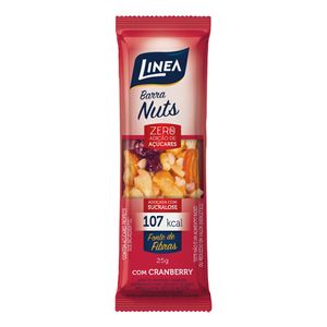 BARRA DE CEREAIS LINEA NUTS CRANBERRY 25G