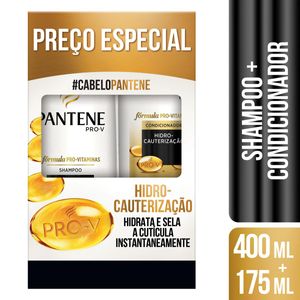 SHAMPOO PANTENE HIDRO CAUTERIZAÇAO 400ML MAIS CONDICIONADOR
