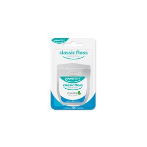 FIO DENTAL POWERDENT CLASSIC FLOSS EXTRA FINO 125M