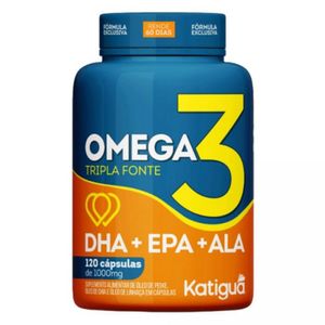OMEGA 3 1000MG TRIPLA FONTE KATIGUA 120CAP