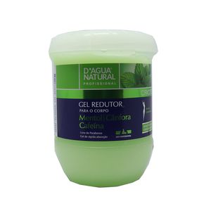 GEL REDUTOR DAGUA NATURAL MENTOL CANFORA CAFEINA CORPORAL 75