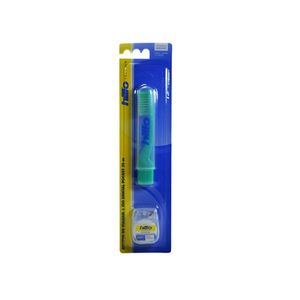 ESCOVA DENTAL HILLO PARA VIAGEM MACIA MAIS FIO DENTAL 25M