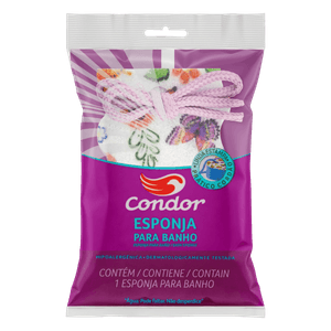 ESPONJA PARA BANHO CONDOR ESTAMPADA