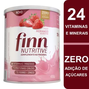 FINN NUTRITIVE COMPLEMENTO NUTRICIONAL ZERO AÇUCAR SABOR MOR