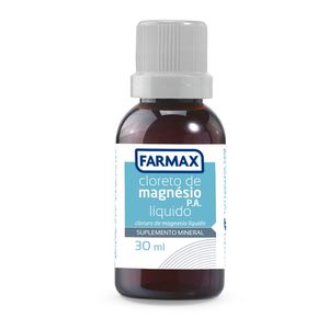 CLORETO DE MAGNESIO LIQUIDO P.A. FARMAX 30ML