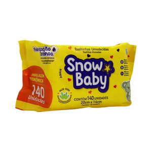 LENÇO UMEDECIDO SNOW BABY HIDRATAÇAO INTENSIVA 140UN