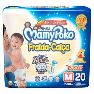 FRALDA MAMYPOKO CALÇA SUPER SECA M 20UN
