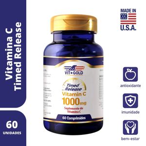 VITAMINA C VITGOLD 1000MG TIMED RELEASE 60CPR