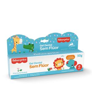 GEL DENTAL FISHER PRICE SEM FLUOR 0 A 3 ANOS 50G