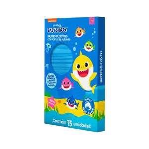 HASTES FLEXIVEIS BABY SHARK 75UN