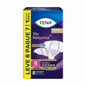 ROUPA INTIMA DESCARTAVEL TENA PANTS CONFORT NOTURNA G LEVE 8