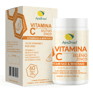 VITAMINA C APIS BRASIL 1G 60CAP