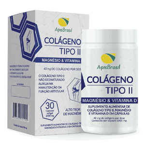 COLAGENO TIPO II APIS BRASIL 30CAP