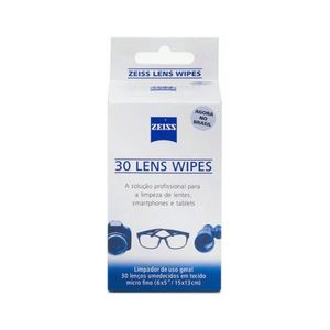 LENÇO UMEDECIDO LENS WIPES ZEISS 30UN
