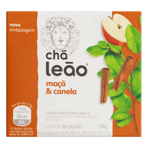 CHA LEAO MAÇA E CANELA 10UN