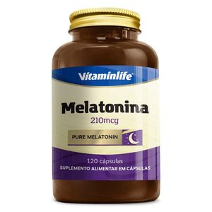 MELATONINA VITAMINLIFE 210MG 120CAP