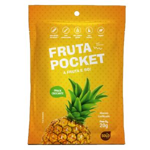 FRUTA POCKET ABACAXI SOLO SNACK 20G