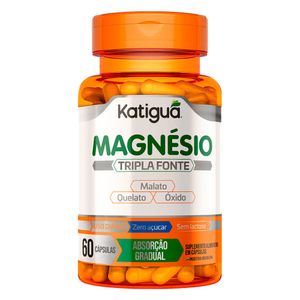 MAGNESIO TRIPLA FONTE 500MG KATIGUA 60CAP