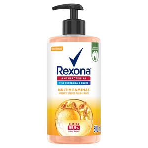 SABONETE LIQUIDO REXONA ANTIBACTERIAL MULTI VITAMINAS 500ML
