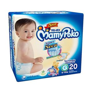FRALDA MAMYPOKO SUPER SECA G 20UN