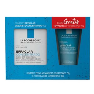 EFFACLAR CONCENTRADO BARRA 70G+ GEL CONCENTRADO 40G