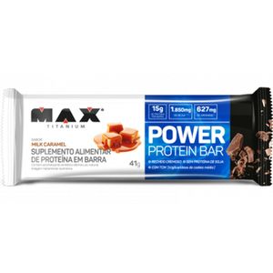 POWER PROTEIN BAR MAX TITANIUM MILK CARAMEL 41G