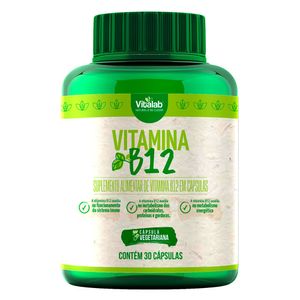 VITAMINA B12 VEGANA VITALAB 30CAP