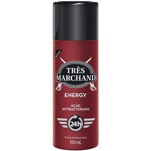 DESODORANTE TRES MARCHAND SPRAY ENERGY 100ML