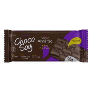 CHOCO SOY MEIO AMARGO 80G