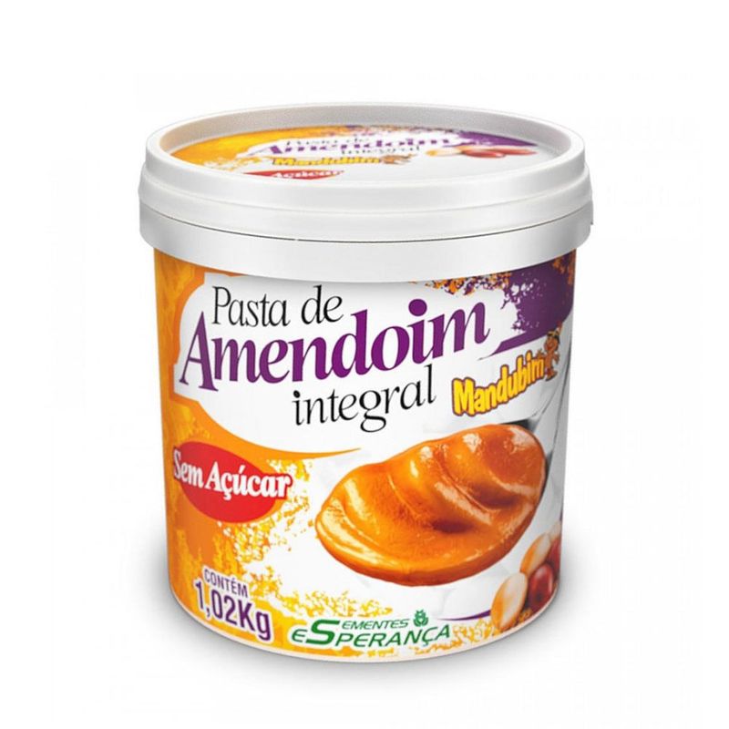 Pasta de Amendoim Integral Mandubim 1,02kg