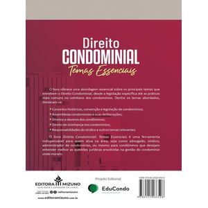 DIREITO CONDOMINIAL - TEMAS ESSENCIAIS