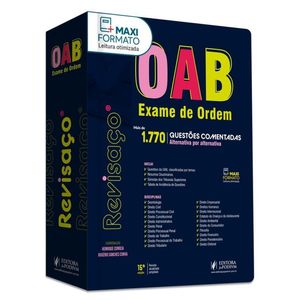 REVISACO - EXAME DE ORDEM OAB - MAIS DE 1.700 QUESTOES COMENTADAS DOS EXAMES REALIZADOS PELA FGV