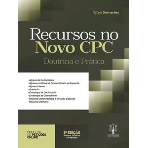 RECURSOS NO NOVO CODIGO DE PROCESSO CIVIL