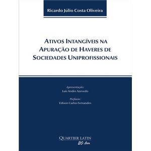ATIVOS INTANGIVEIS NA APURACAO DE HAVERES DE SOCIEDADES UNIPROFISSIONAIS