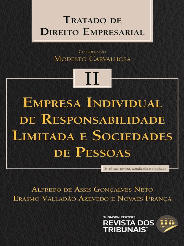 TRATADO DE DIREITO EMPRESARIAL VOL. II - EMPRESA INDIVIDUAL DE ...