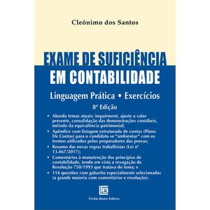 EXAME DE SUFICIENCIA EM CONTABILIDADE