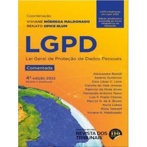 LGPD - LEI GERAL DE PROTECAO DE DADOS - COMENTADA
