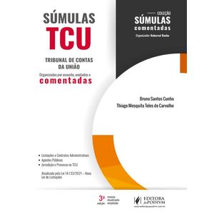 SUMULAS DO TRIBUNAL DE CONTAS DA UNIAO