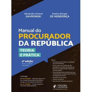COLECAO MANUAIS DAS CARREIRAS - MANUAL DO PROCURADOR DA REPUBLICA