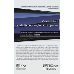 COMENTARIOS A LEI DE RECUPERACAO DE EMPRESAS