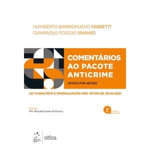 COMENTARIOS AO PACOTE ANTICRIME