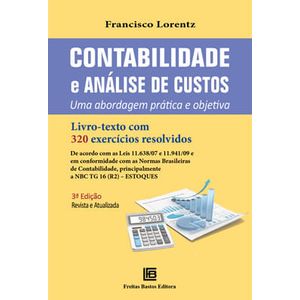 CONTABILIDADE E ANALISE DE CUSTOS