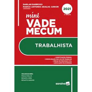 MINI VADE MECUM TRABALHISTA - 2021