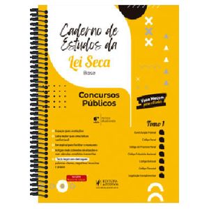 CADERNO DE ESTUDOS DA LEI SECA - CONCURSOS PUBLICOS 2 VOLS