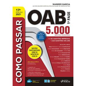 COMO PASSAR NA OAB! 1ª FASE - 5.000 QUESTOES COMENTADAS