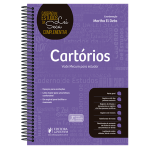 CADERNO DE ESTUDOS DA LEI SECA COMPLEMENTAR - CARTORIOS