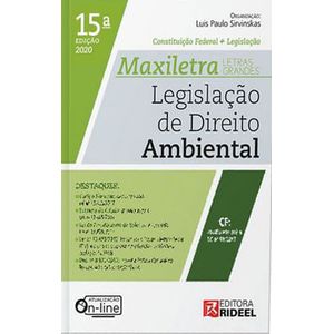 LEGISLACAO DE DIREITO AMBIENTAL - MAXILETRA - (CONSTITUICAO FEDERAL + LEGISLACAO)